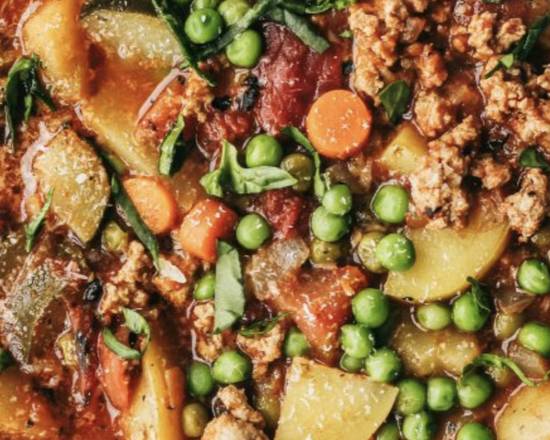 Order Ground turkey and vegetable soup food online from Blackout store, Fairburn on bringmethat.com