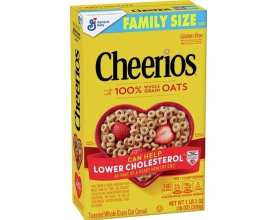 Order Cheerios Breakfast Cereal - 18oz - General Mills food online from Trumbull Super Stop store, Trumbull on bringmethat.com
