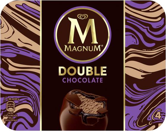Magnum double chocolat 276 gr