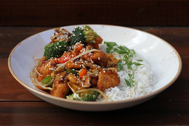 Order Teriyaki Bowl food online from Lazy Dog Restaurant & Bar store, Addison on bringmethat.com