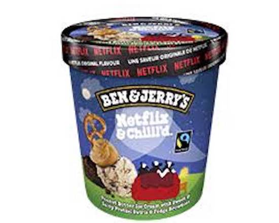 Order Ben & Jerry's Netflix & Chilll'd Pint food online from George's Market store, San Francisco on bringmethat.com
