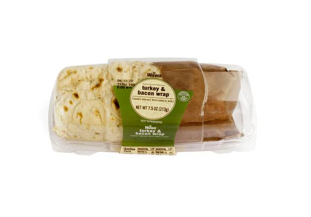 Order Turkey & Bacon Wrap 7.5 oz food online from Wawa store, Downingtown on bringmethat.com