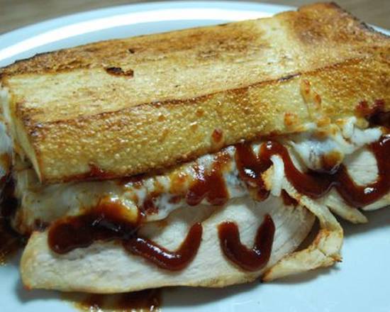Order Chicken Barbecue Sandwich food online from Stefano's Pizza store, Mill Valley on bringmethat.com