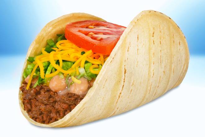Order Veg Soft Taco food online from Baker Drive-Thru store, San Bernardino on bringmethat.com