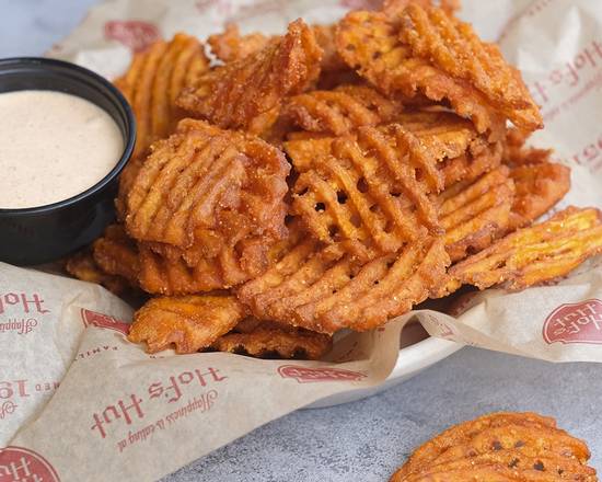Order Sweet Potato Waffle Fries food online from Hof Hut store, Torrance on bringmethat.com