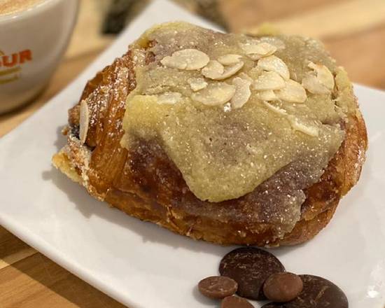 Order Almond and Chocolate Croissant food online from Bonjour store, Miami on bringmethat.com