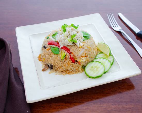 Order Crabmeat Fried Rice food online from Thai Essence Restaurant store, Nutley on bringmethat.com