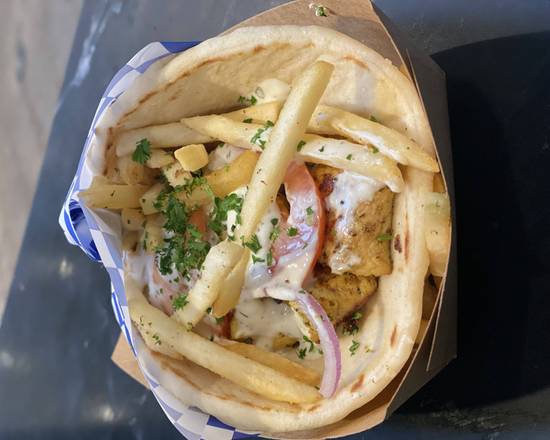 Order Chicken Souvlaki Gyros food online from The Gyros King Edgewater store, Edgewater on bringmethat.com