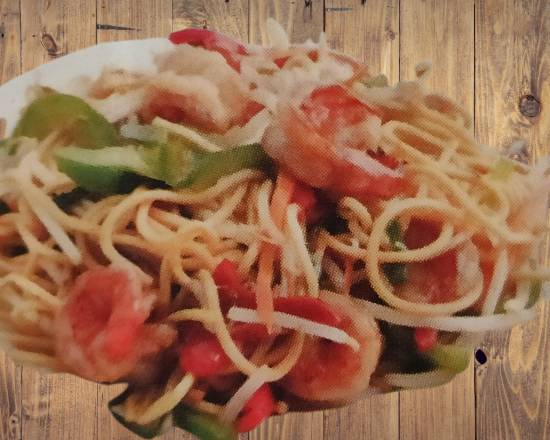 Nouilles crevettes