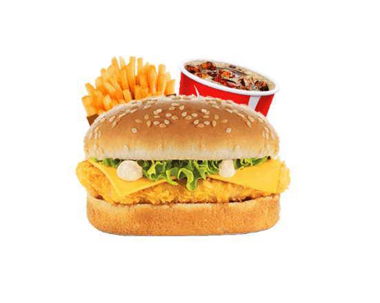 Menu chicken burger