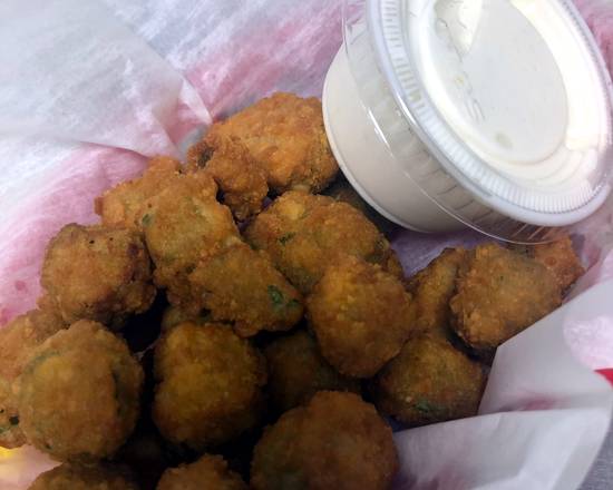 Order Fried Okra food online from Toms Pizza Shop store, DeLand on bringmethat.com