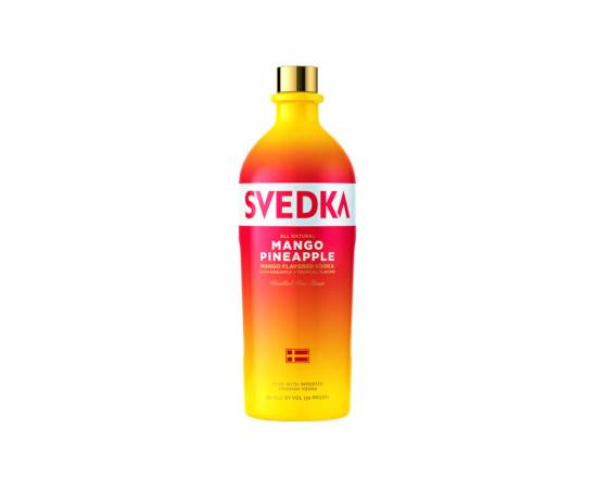Order Svedka Mango Pineapple, 1.75L vodka (35.0% ABV) food online from Woodbury Wine & Spirits store, ORLANDO on bringmethat.com