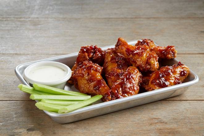 Order Bacon Jam Wings food online from Bj Restaurant & Brewhouse store, San Diego on bringmethat.com