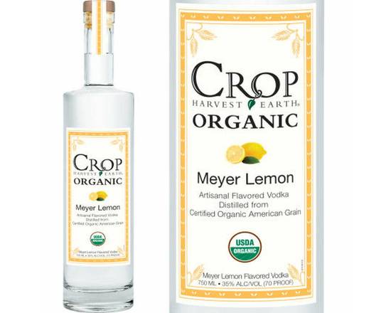 Order Crop Harvest Earth Organic Meyer Lemon Vodka food online from Rocky Liquor store, Claremont on bringmethat.com