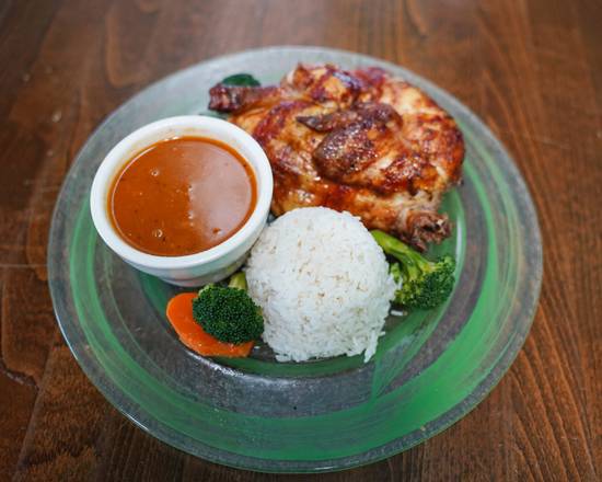Order I/2 Pollo Rostizado  / 1/2 Rotisserie Chicken food online from Dominican Power store, Bayonne on bringmethat.com