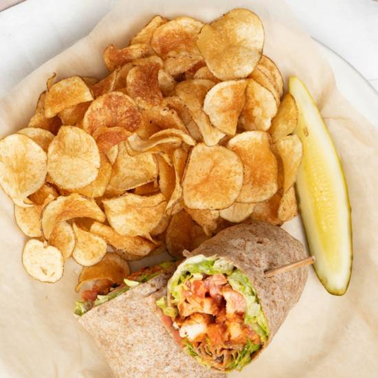 Order Buffalo Chicken Wrap food online from Windy City Cafe store, Chicago on bringmethat.com