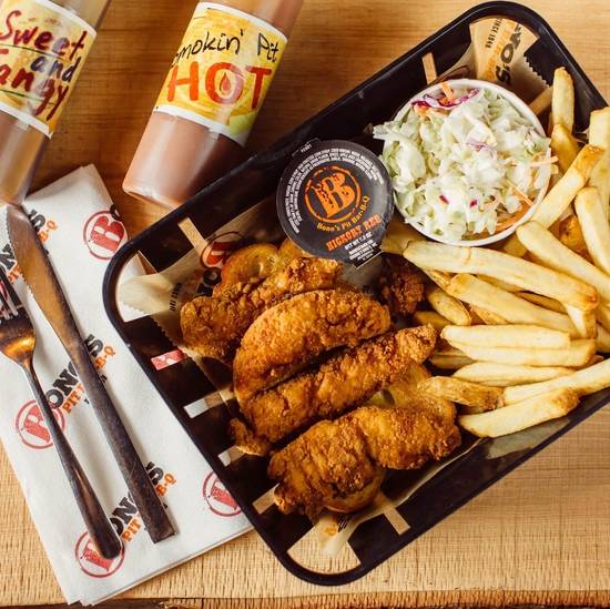 Order Chicken Fingers Platter food online from Bonos Pit Bar-B-Q & Catering store, Jacksonville on bringmethat.com