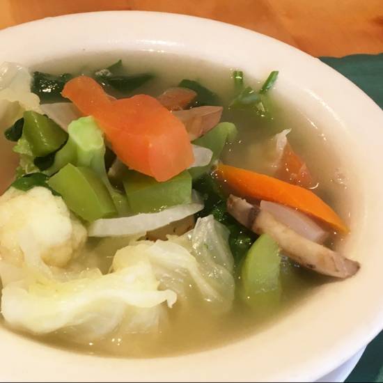 Order Veggie Soup food online from Vivian Millennium Cafe store, Studio City on bringmethat.com