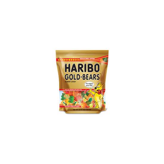 Order Haribo Gummy Goldbears (10 oz) food online from Gilligan Retail store, Prescott on bringmethat.com