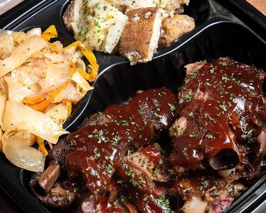 Order Pork BBQ Spare Ribs food online from Eatible Delights Catering store, Philadelphia on bringmethat.com