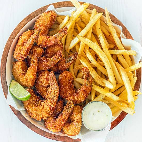 Order Fried Shrimp Basket food online from Hurricane Grill & Wings store, Winter Haven on bringmethat.com