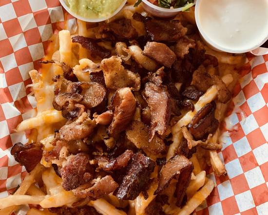Order Birria loaded fries food online from Azteca store, Dublin on bringmethat.com