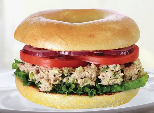 Order Tuna Salad Sandwich food online from The Great American Bagel store, Oak Lawn on bringmethat.com