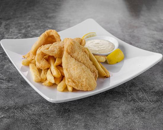 Order Fish & Chips food online from Apollo's Bistro store, Apollo Beach on bringmethat.com