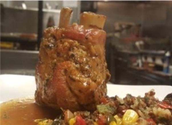 Order PORK SHANK food online from Ovation Bistro & Bar-Lakeland store, Lakeland on bringmethat.com