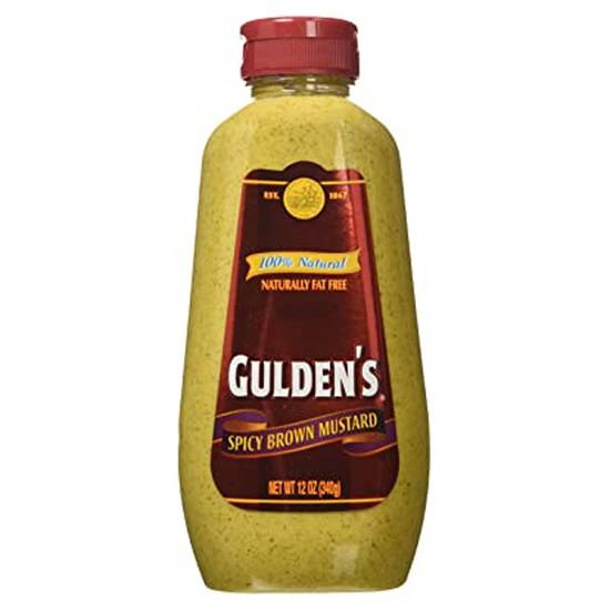 Order Gulden's Spicy Brown Mustard 12oz food online from Everyday Needs By Gopuff store, Fairfield on bringmethat.com