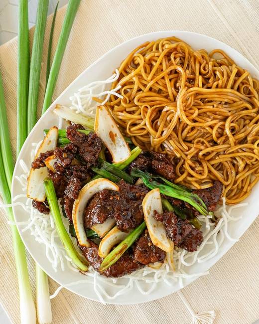 Order Mongolian Beef food online from Pick Up Stix store, Las Vegas on bringmethat.com
