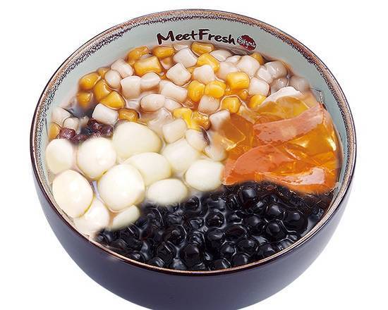 Order Hot Grass Jelly Soup #C (Fixed Sugar) food online from Meet Fresh store, San Mateo on bringmethat.com