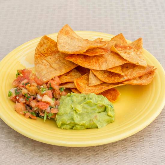Order 1/2 pint Guacamole food online from EL Indio Mexican Restaurant store, San Diego on bringmethat.com