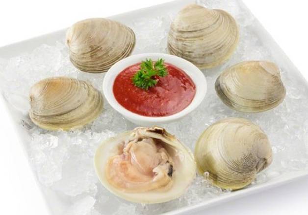 Order Littleneck Clams Half Dozen 6pcs food online from Parc Oasis store, New York on bringmethat.com