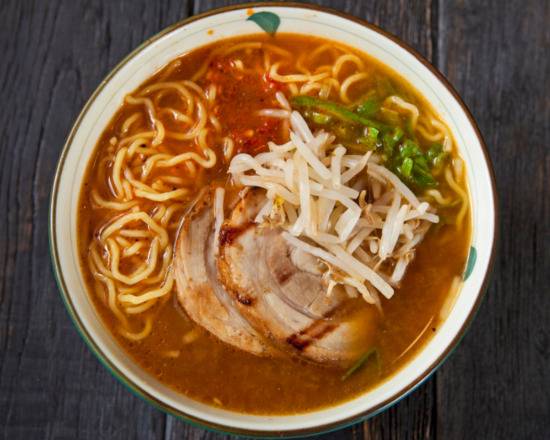 Order Spicy Miso Ramen food online from Boto Sushi store, San Diego on bringmethat.com