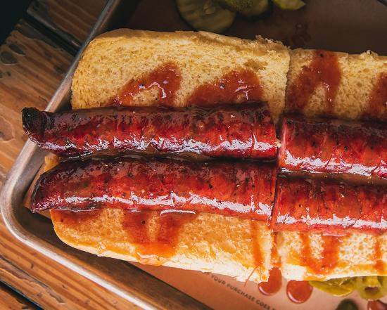 Order Texas Sausage Sandwich food online from 4 Rivers Smokehouse store, Winter Park on bringmethat.com