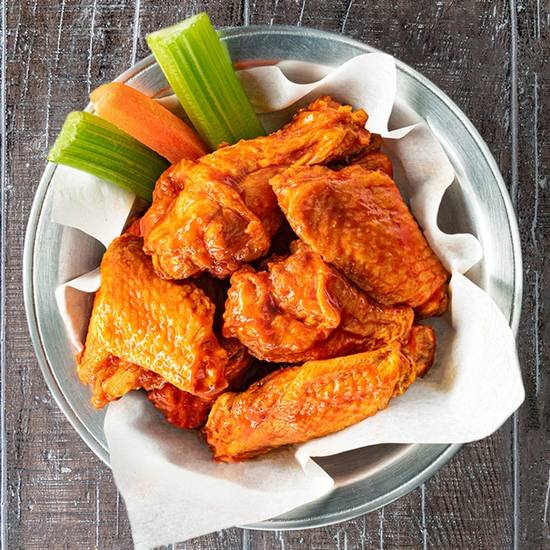 Order Small (8) Bone-In Wings food online from Buffalos Cafe store, Dacula on bringmethat.com