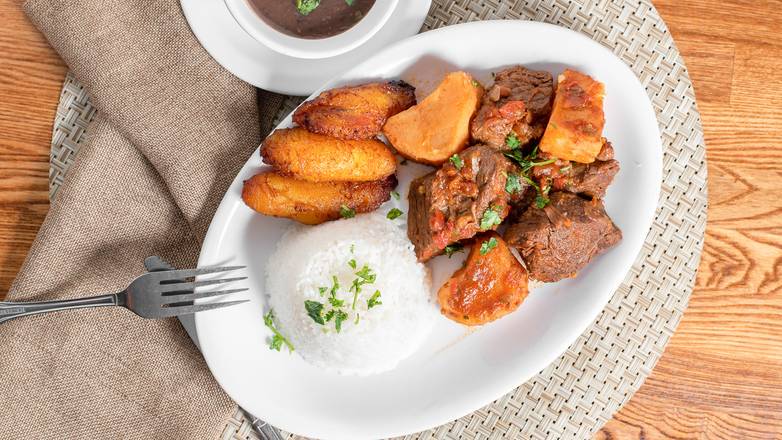 Order #25 Carne Con Papas (Beef Stew) food online from Versailles store, Encino on bringmethat.com