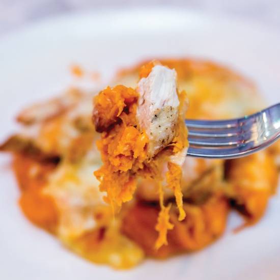 Order Sweet Potato w/Grilled Chicken food online from Carrot Express store, Weston on bringmethat.com