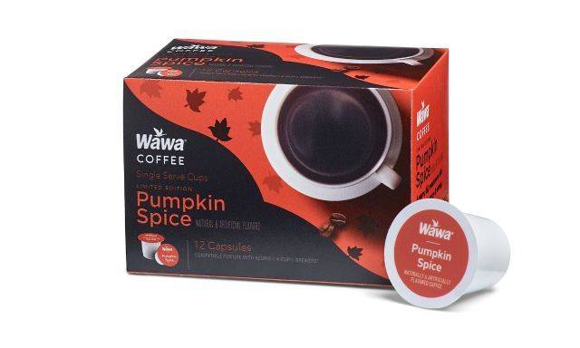Order Wawa Single Brew Pumpkin Spice Coffee 12 pk food online from Wawa store, Downingtown on bringmethat.com
