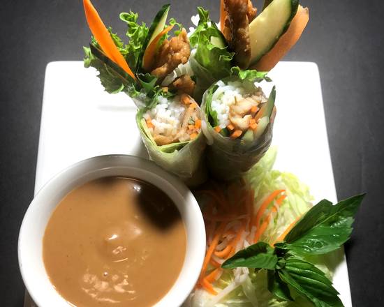 Order A7. Shrimp and Chicken Sping rolls food online from Zhang Liang Malatang store, Bellevue on bringmethat.com