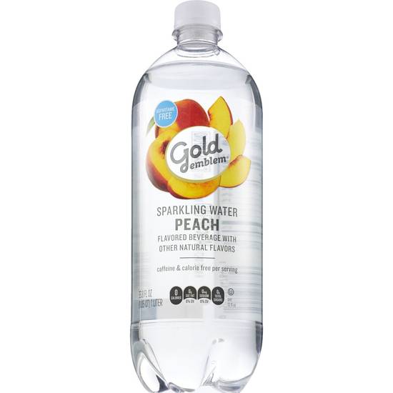 Order Gold Emblem Sparkling Water 33.8 OZ, Peach food online from Cvs store, DOVER on bringmethat.com