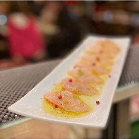 Order NZ Snapper  Carpaccio food online from Yu-n-mi store, Beverly Hills on bringmethat.com