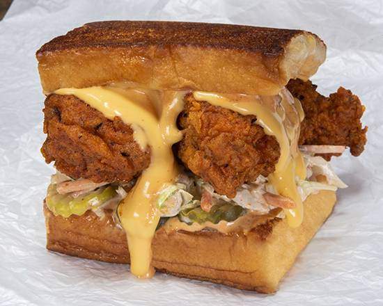 Order THE CHEESY CHICK food online from Bad Mutha Clucka store, Austin on bringmethat.com