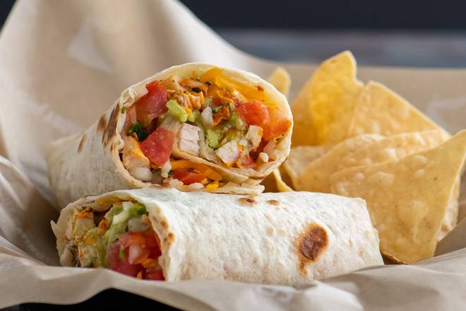 Order Santa Fe Burrito food online from Sharky's Woodfired Mexican Grill store, Los Angeles on bringmethat.com