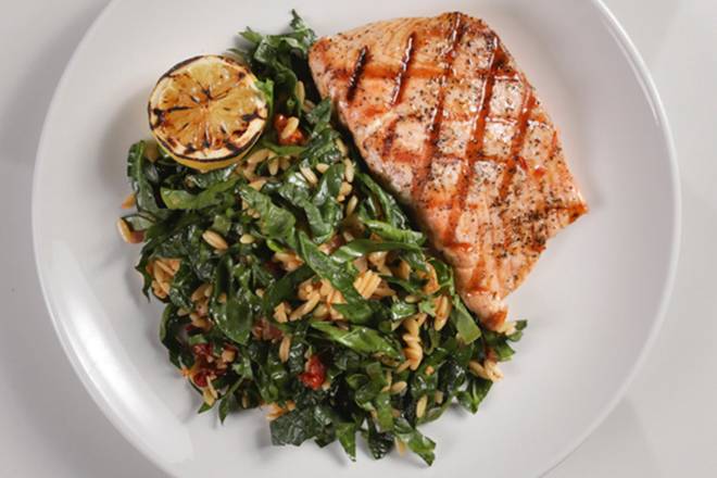 Order GRILLED SALMON food online from Macaroni Grill store, Spring on bringmethat.com