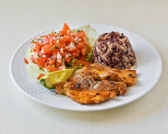 Order Lomo de cerdo /grilled pork loin food online from El Nuevo Mirador Restaurant store, Los Angeles on bringmethat.com