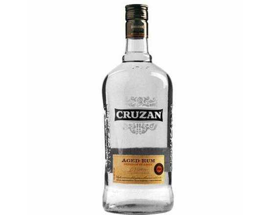 Order Cruzan Aged Light, 1.75L rum (40.0% ABV) food online from Woodbury Wine & Spirits store, ORLANDO on bringmethat.com