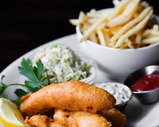 Order Fish and Chips food online from Shaw Crab House store, Chicago on bringmethat.com