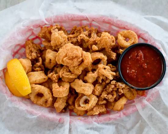 Order Calamari food online from Whiteys Fish Camp store, Fleming Island on bringmethat.com